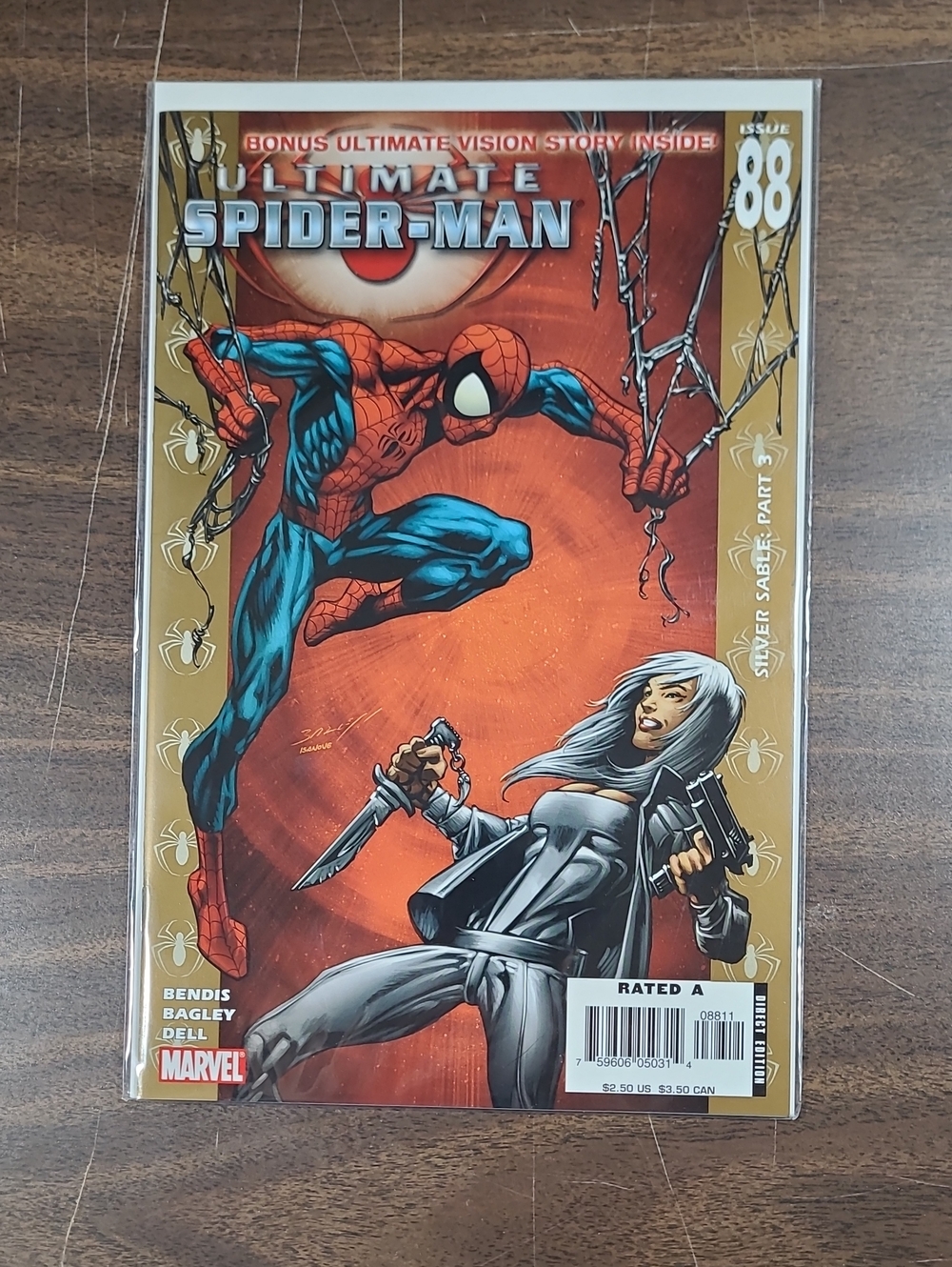 Marvel Ultimate Spider-Man Comic Book #88 Silver Sable Part 3